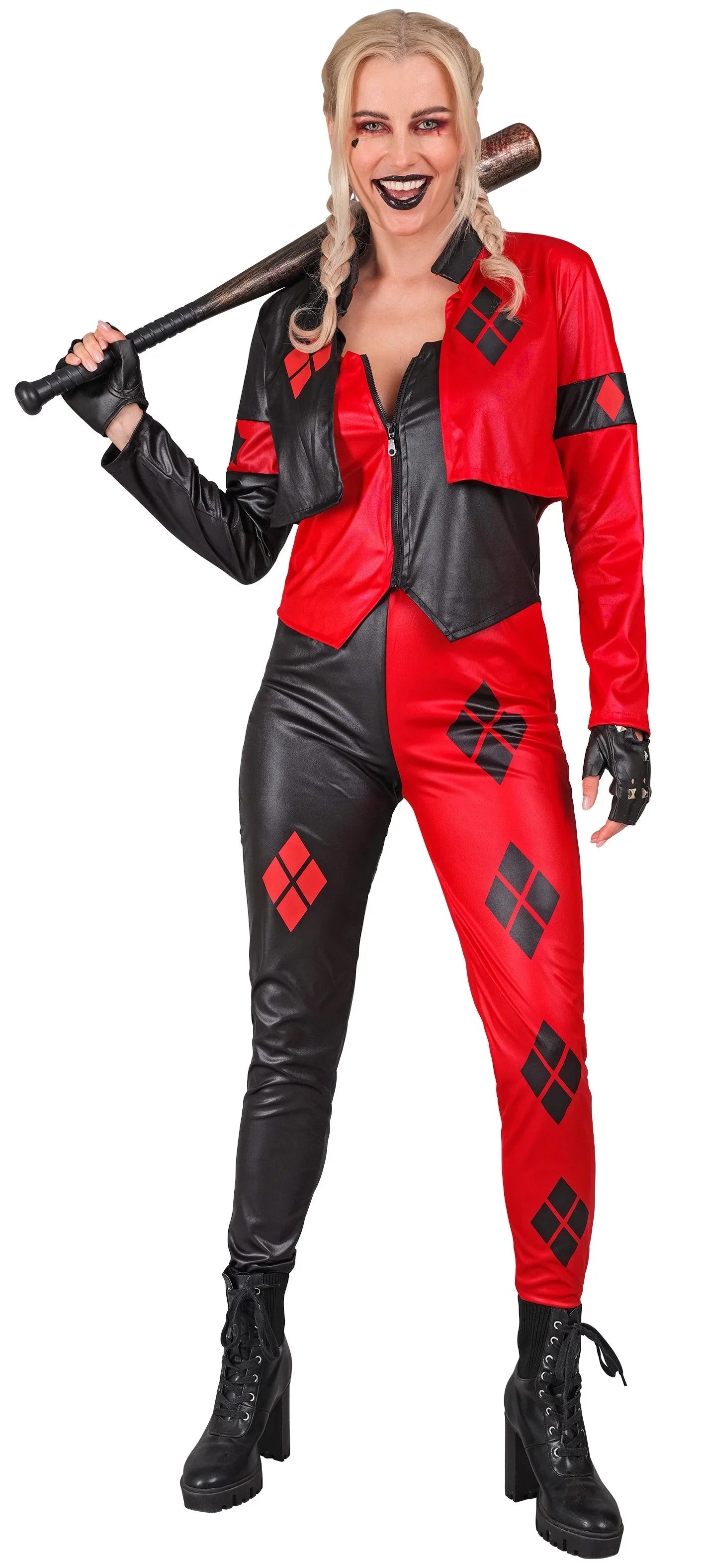 Disfraz de Harley Villana Malvada para Mujer Harley Quinn Widmann