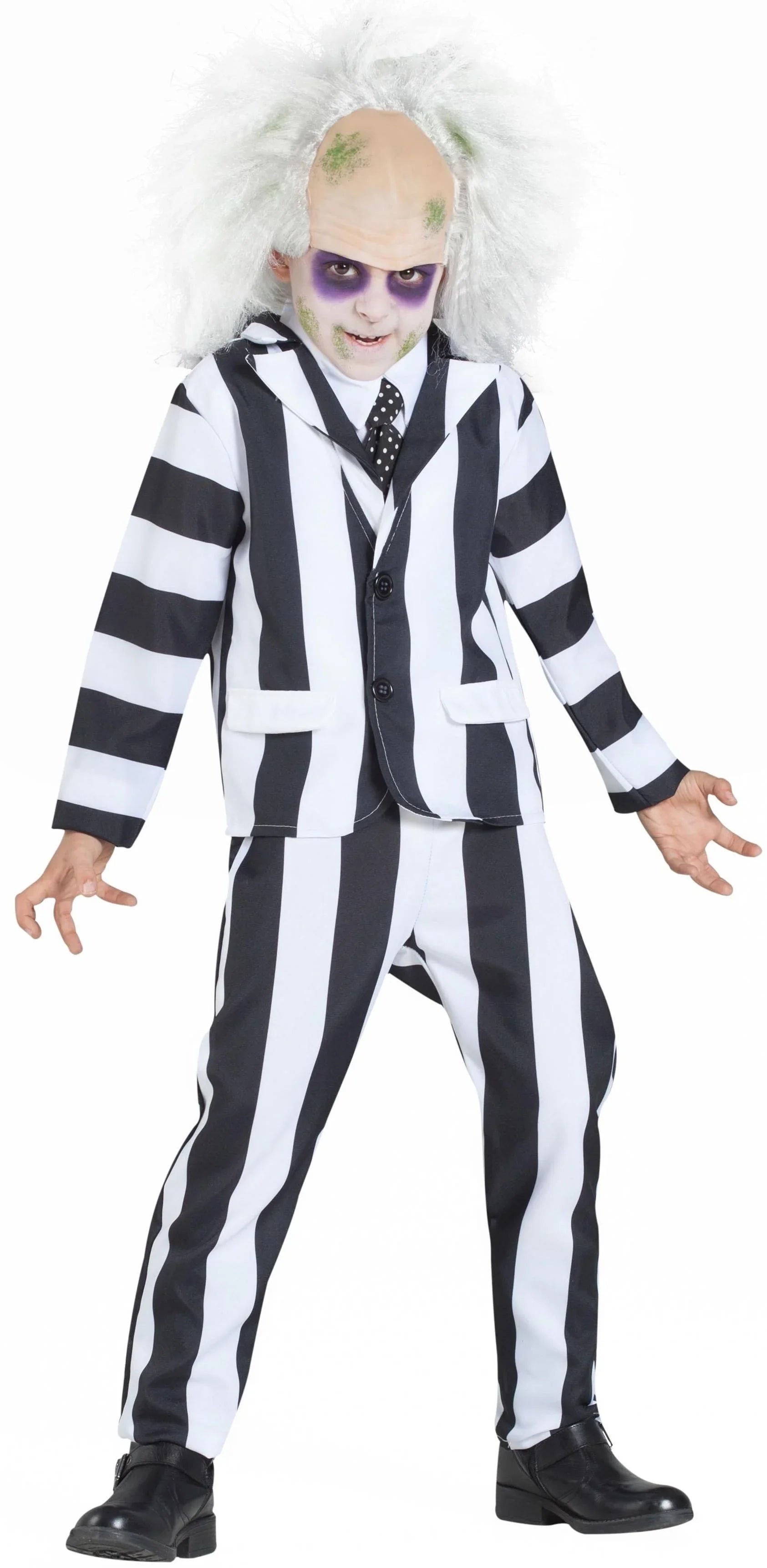 Disfraz de Beetlejuice para Niño BeetleJuice Kimokawaii