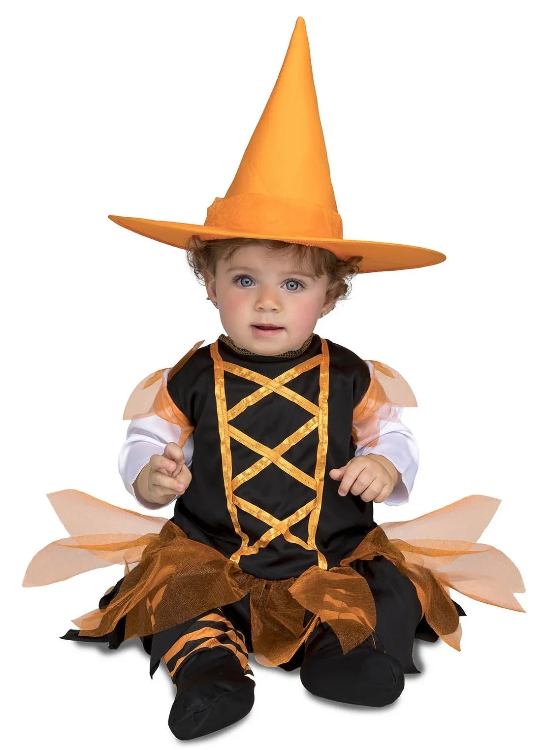 Disfraz de Bruja Naranja para Bebé Brujas Viving