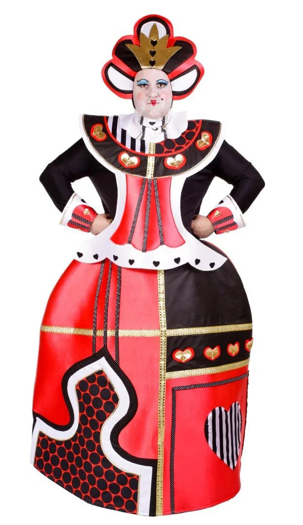 Disfraz de Reina de Corazones Premium para Hombre Reina de Corazones Nines
