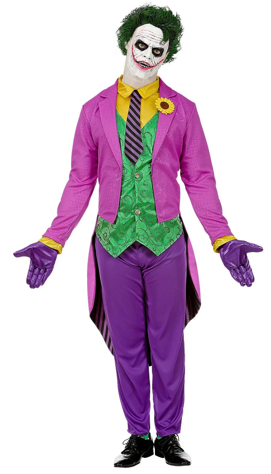 Disfraz de Joker Loco con Frac para Hombre Joker Widmann