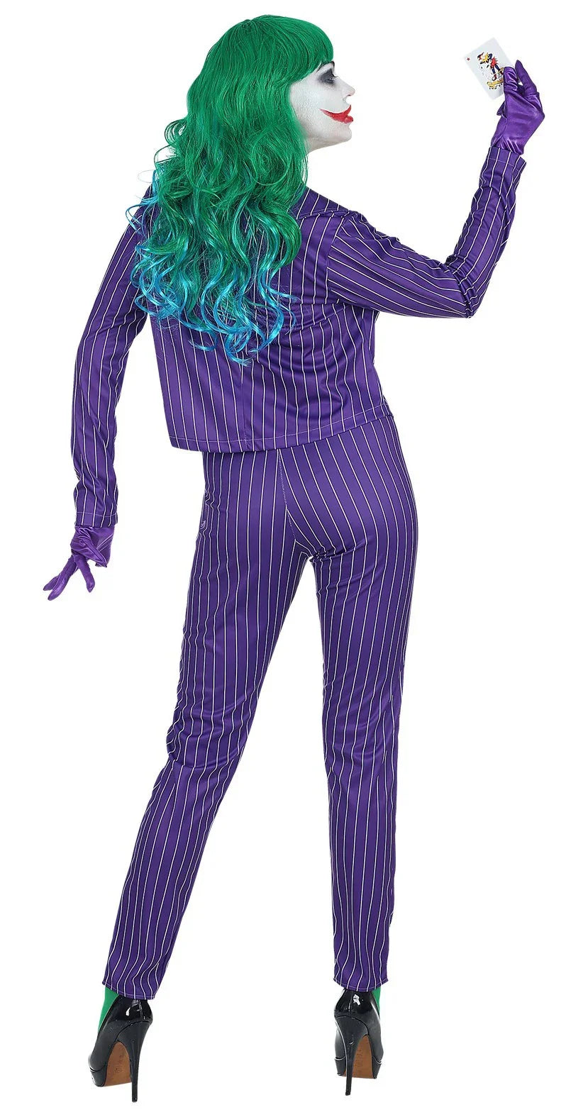Disfraz de Joker Loca con Traje para Mujer Joker Widmann