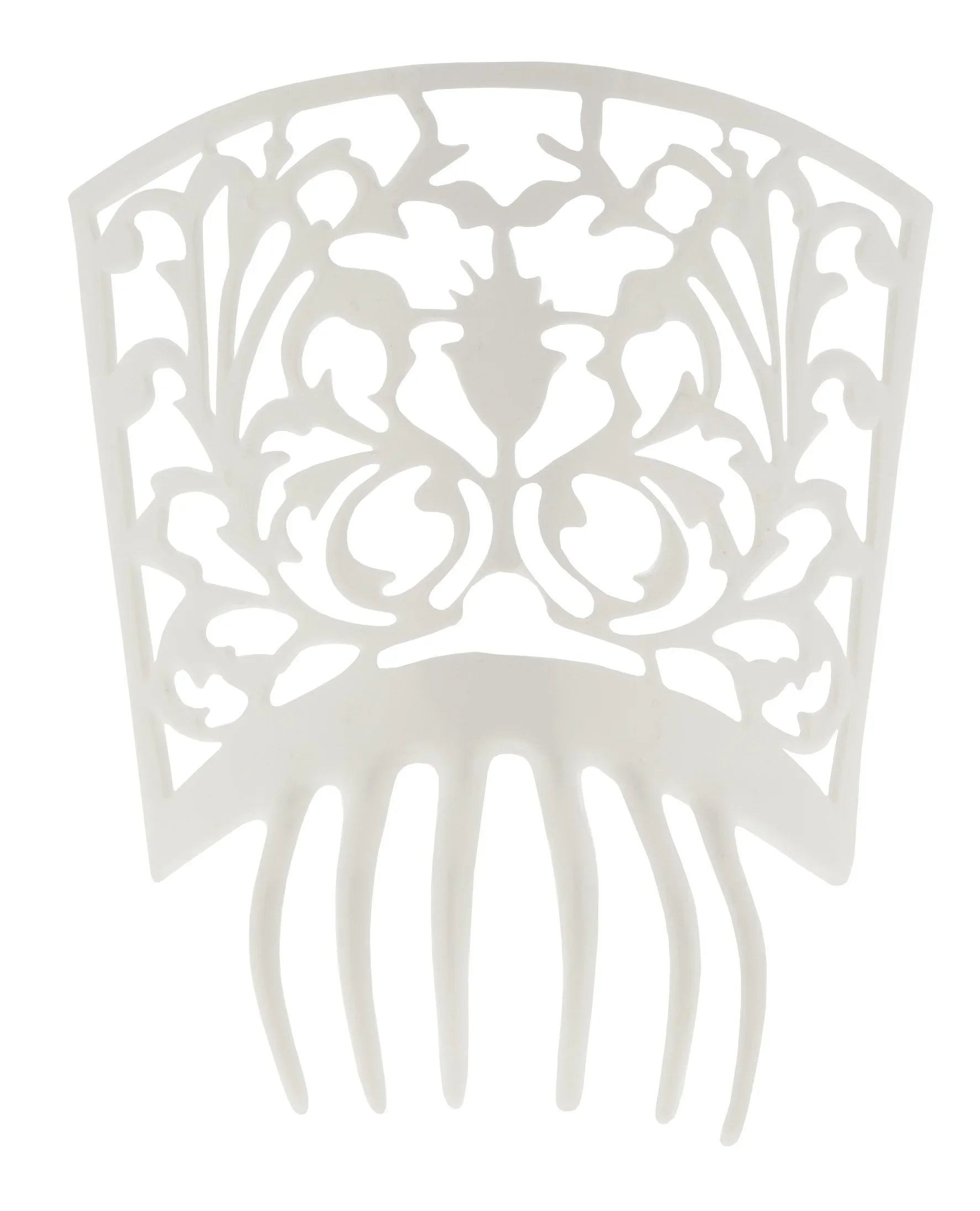 Peineta de Flamenca Blanca Sevillanas Fycar Complementos