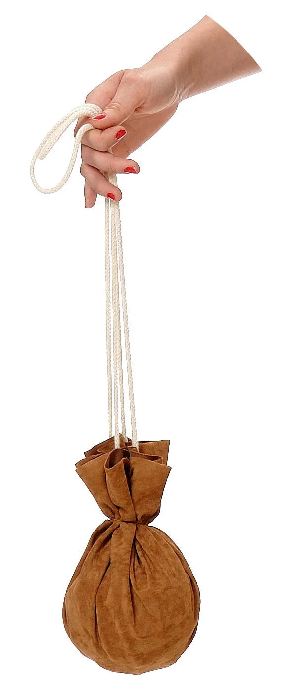 Bolsita Medieval Marrón con Cuerda Complementos Medievales Fycar Complementos