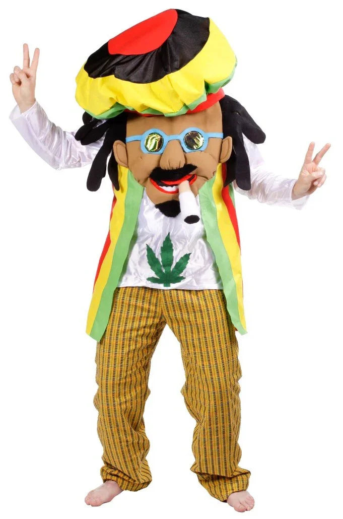 Disfraz de Rastafari Cabezón con Porro para Adulto Disfraces Originales Nines