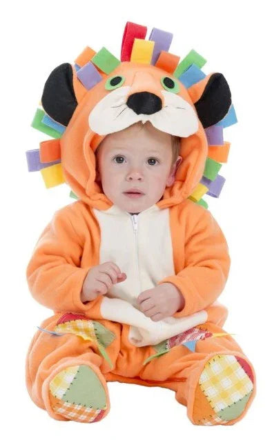 Disfraz de León con Melena Multicolor para Bebé León Nines