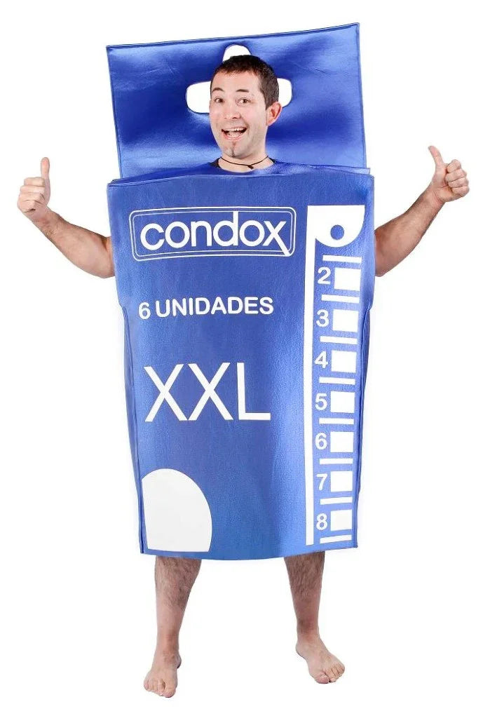 Disfraz de Caja de Condones XXL para Adulto Disfraces Originales Nines