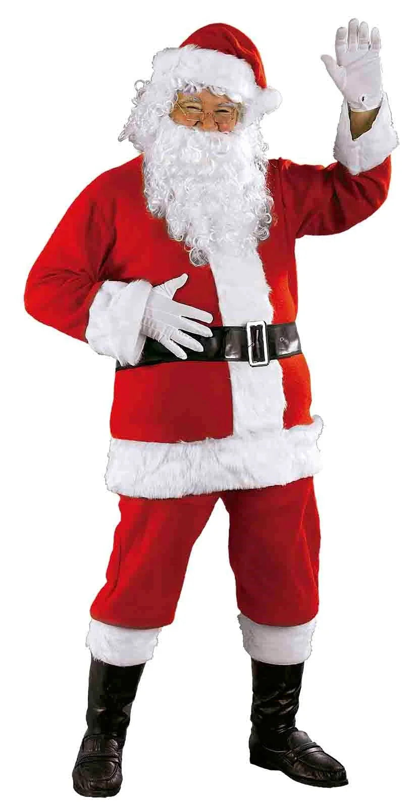 Disfraz de Papá Noel con Barba para Hombre Papa Noel y Mama Noel Rubies