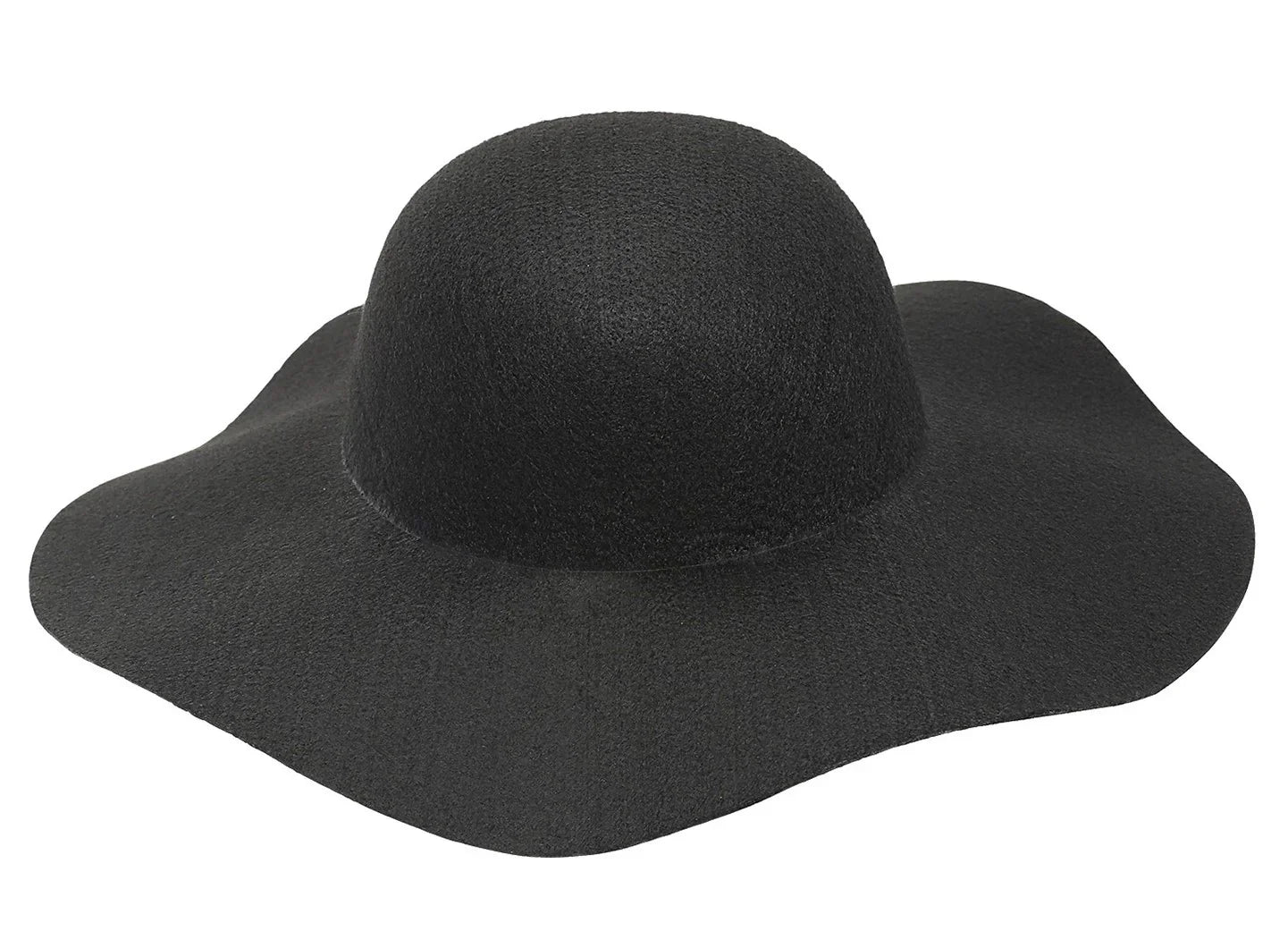 Pamela Negra de Fieltro para Decorar Sombreros y Gorros Widmann