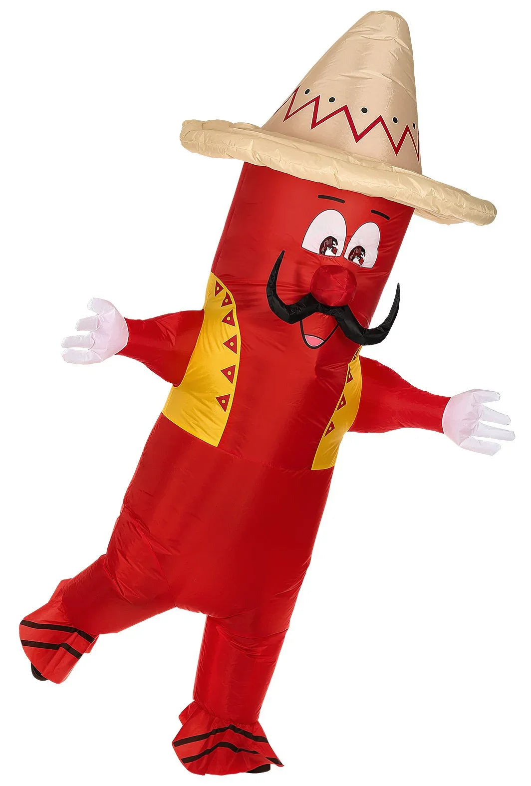 Disfraz de Pimiento Mexicano Hinchable para Adulto Mexicanos Widmann