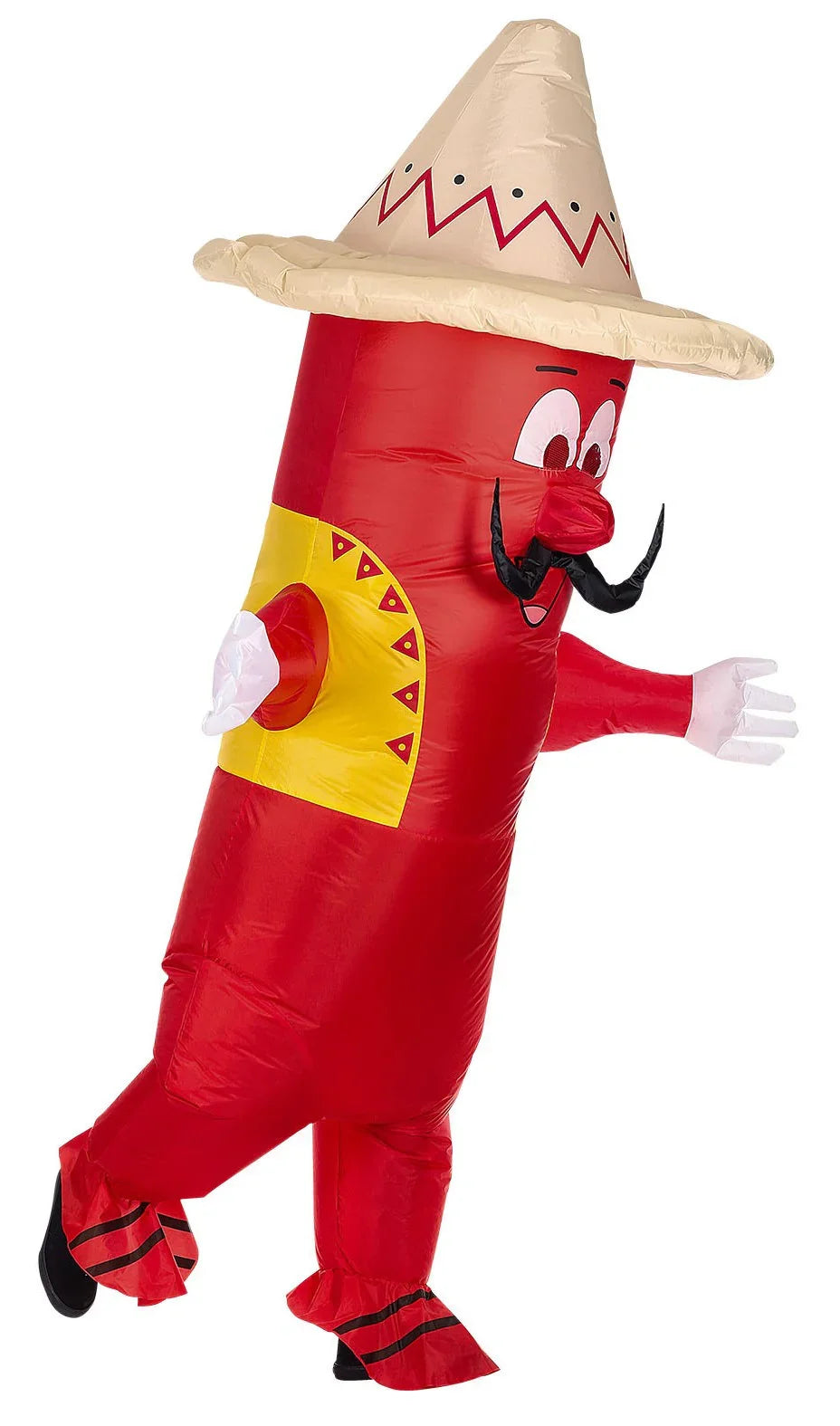 Disfraz de Pimiento Mexicano Hinchable para Adulto Mexicanos Widmann