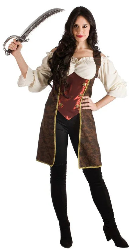 Disfraz de Capitana Pirata Elegante para Mujer Piratas El Rey del Carnaval
