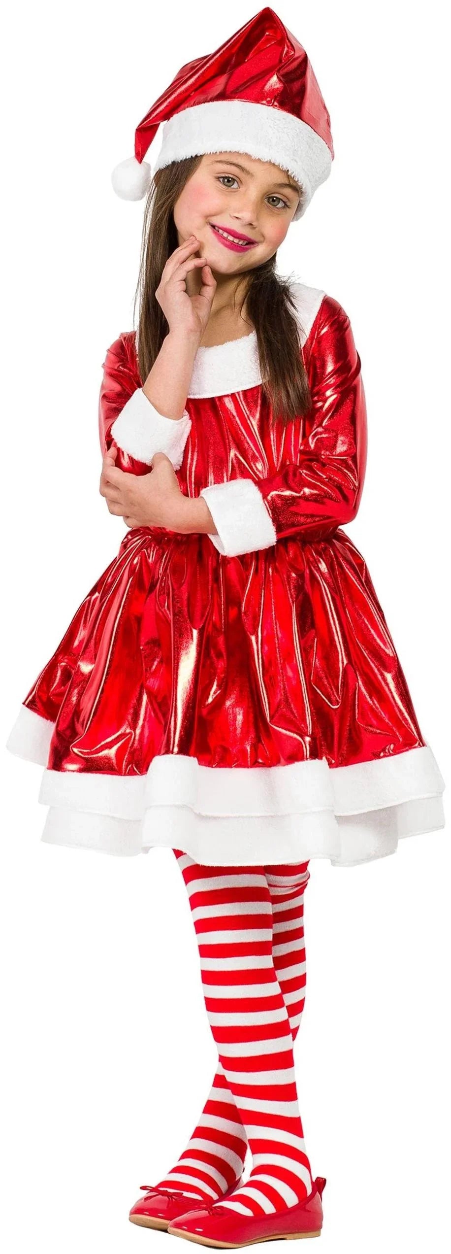 Disfraz de Mamá Noel Charol para Niñas Papa Noel y Mama Noel Kimokawaii