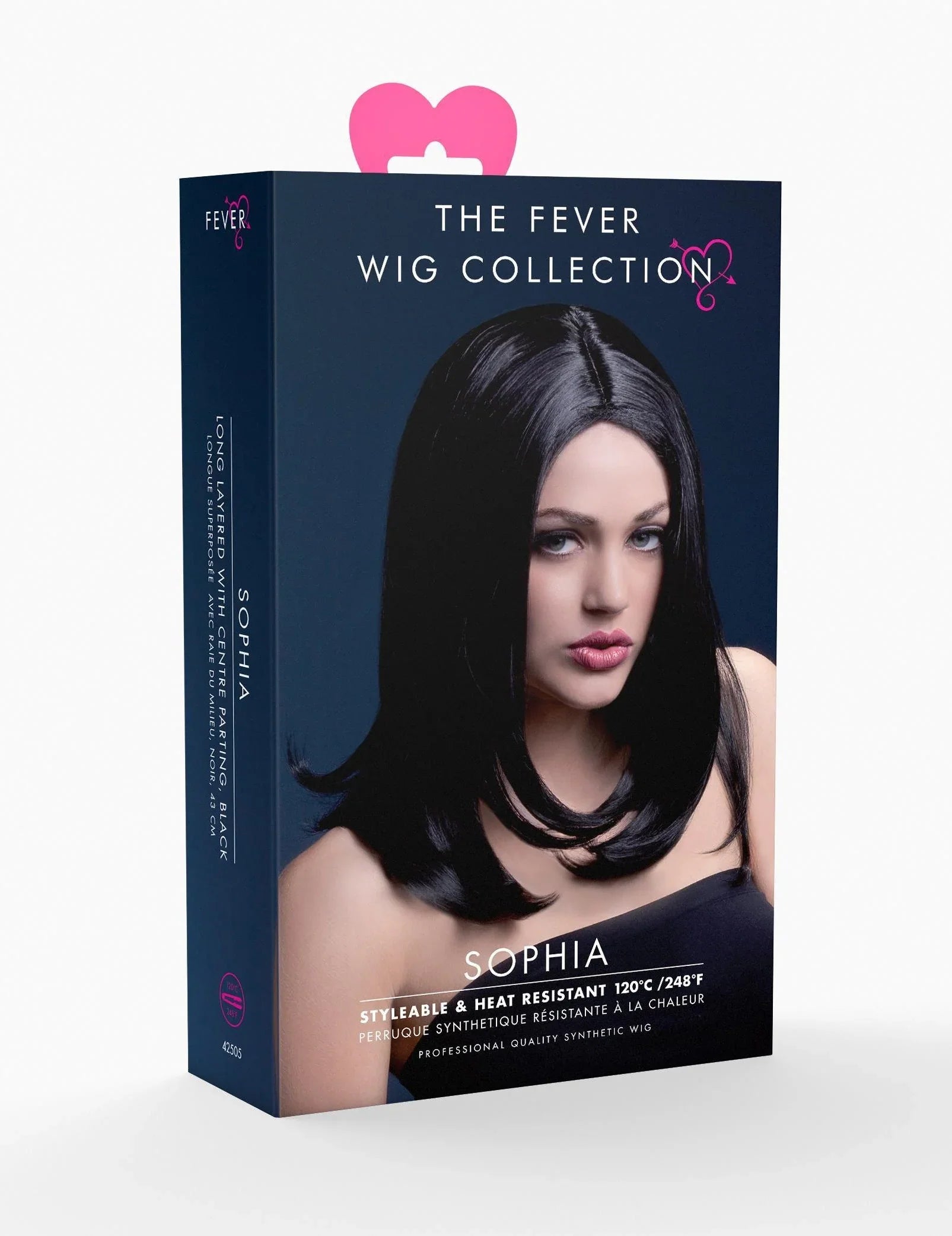 Peluca Morena de Media Melena Premium Pelucas Morenas Smiffys