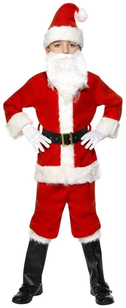 Disfraz de Papá Noel Alta Calidad Infantil Papa Noel y Mama Noel Smiffys