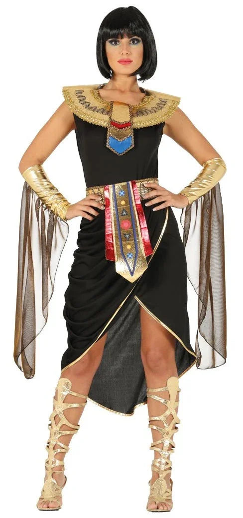 Disfraz de Cleopatra Negro para Mujer Egipcios Guirca