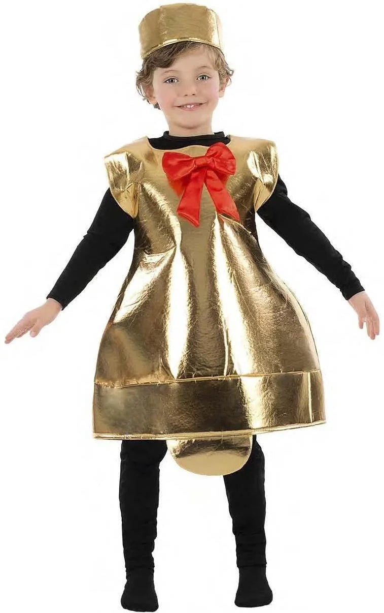 Disfraz de Campana Navideña Infantil Navidad Infantiles Kimokawaii