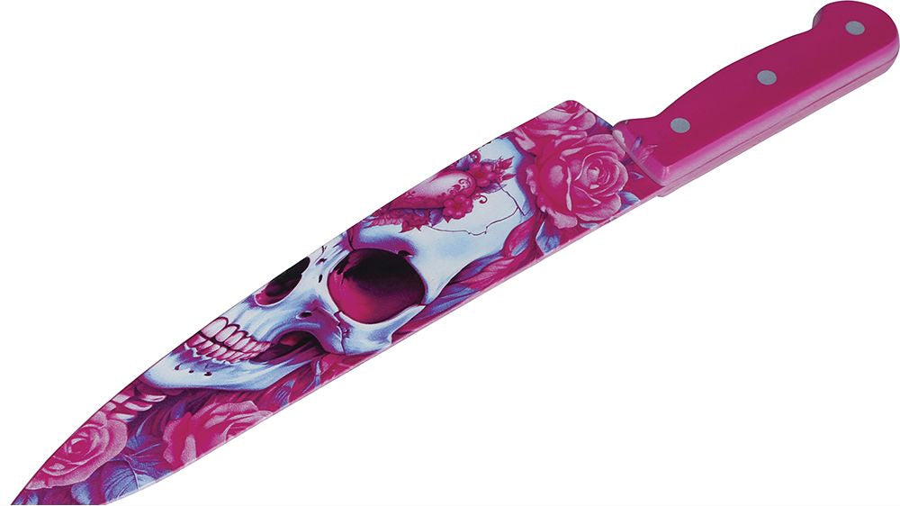 Coltello Scheletro Rosa di 37 cm