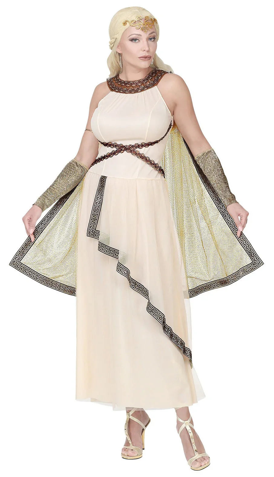 Disfraz de Diosa Griega Elegante para Mujer Romanos y Griegos Widmann