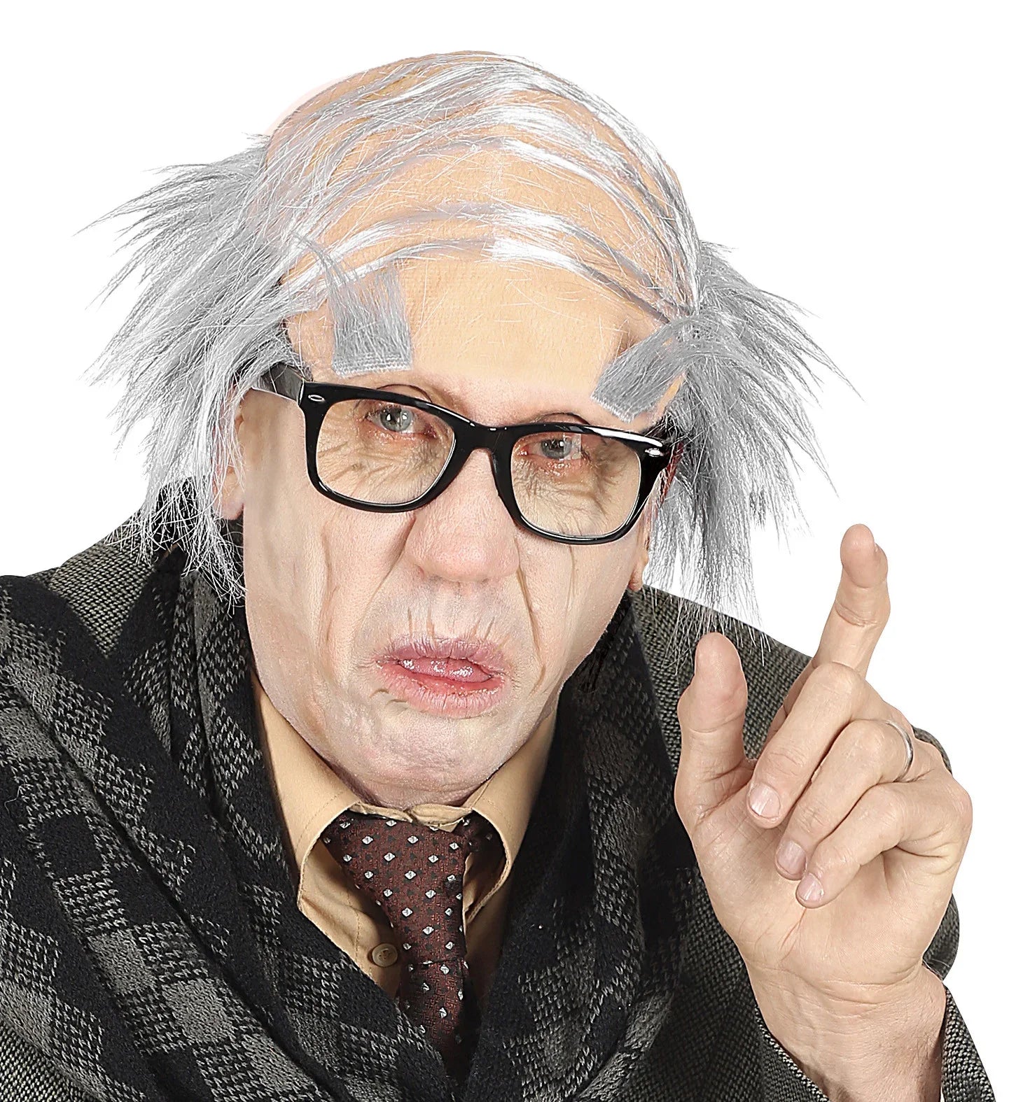 Gorro de Calva de Anciano con Cortinilla y Cejas Sombreros y Gorros Widmann