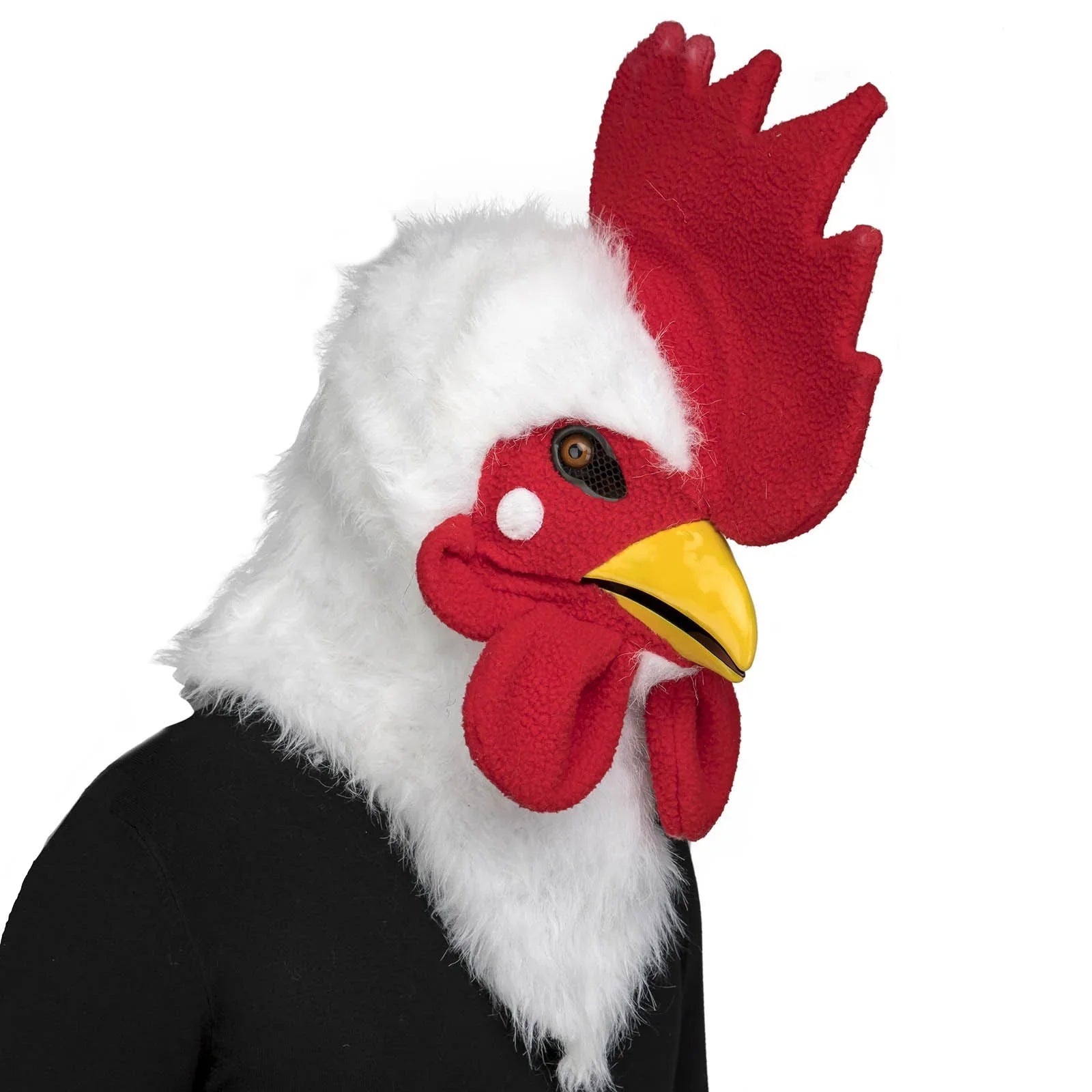 Máscara de Gallo con Mandíbula Móvil Pollo y Gallina Viving