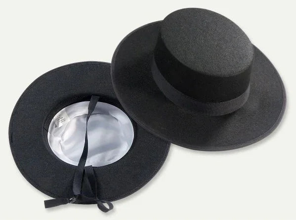 Sombrero Cordobés Negro con Forro para Adulto Cordobeses Fycar