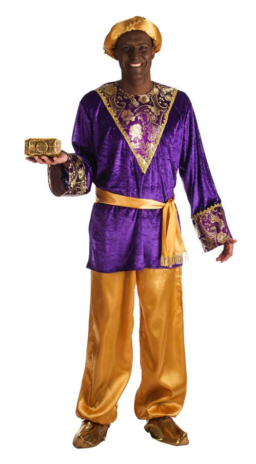 Disfraz de Paje del Rey Baltasar para Adulto Reyes Magos y Pajes El Rey del Carnaval