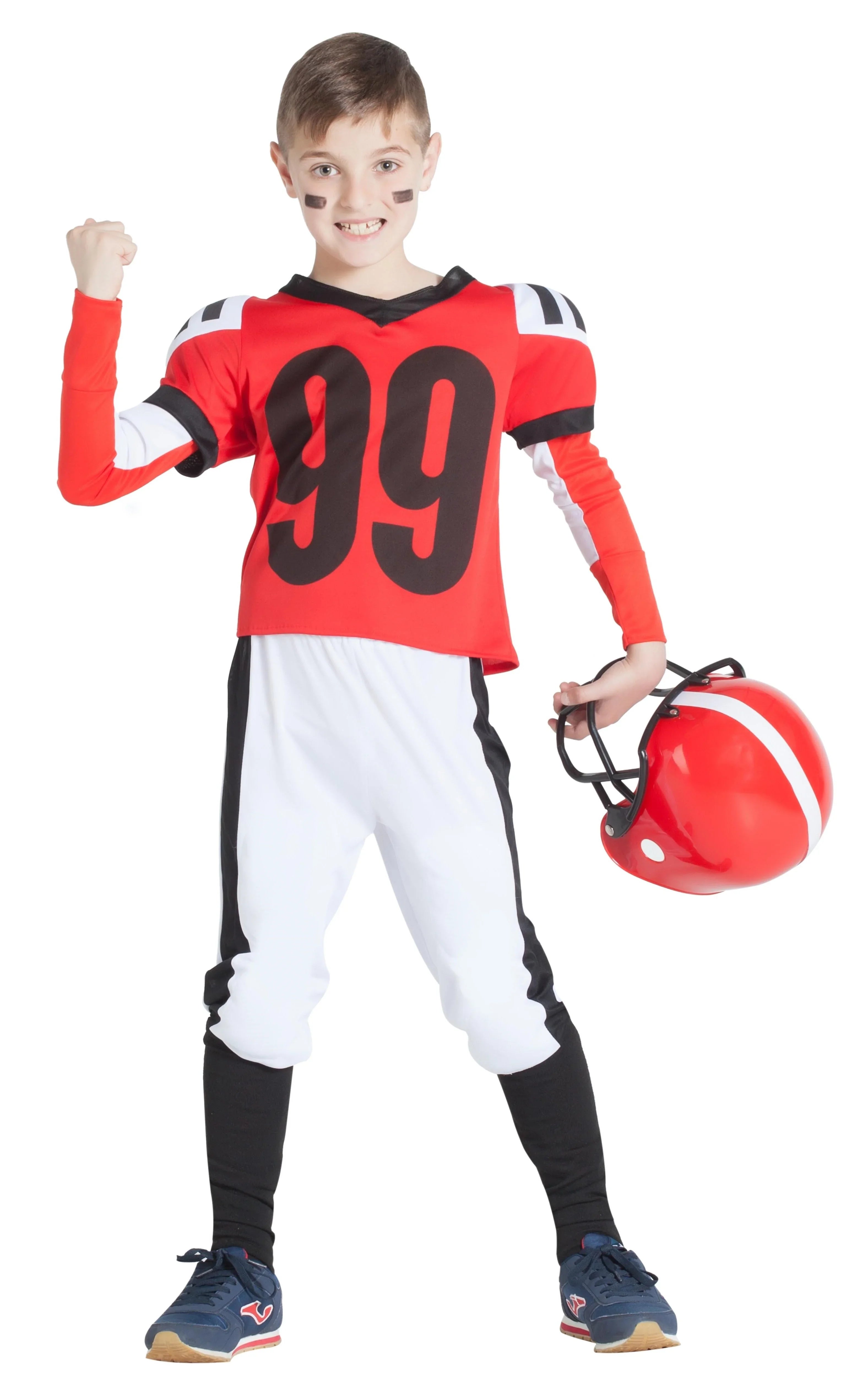 Disfraz de Jugador de Fútbol Americano para Niño Jugadores de Rugby Kimokawaii