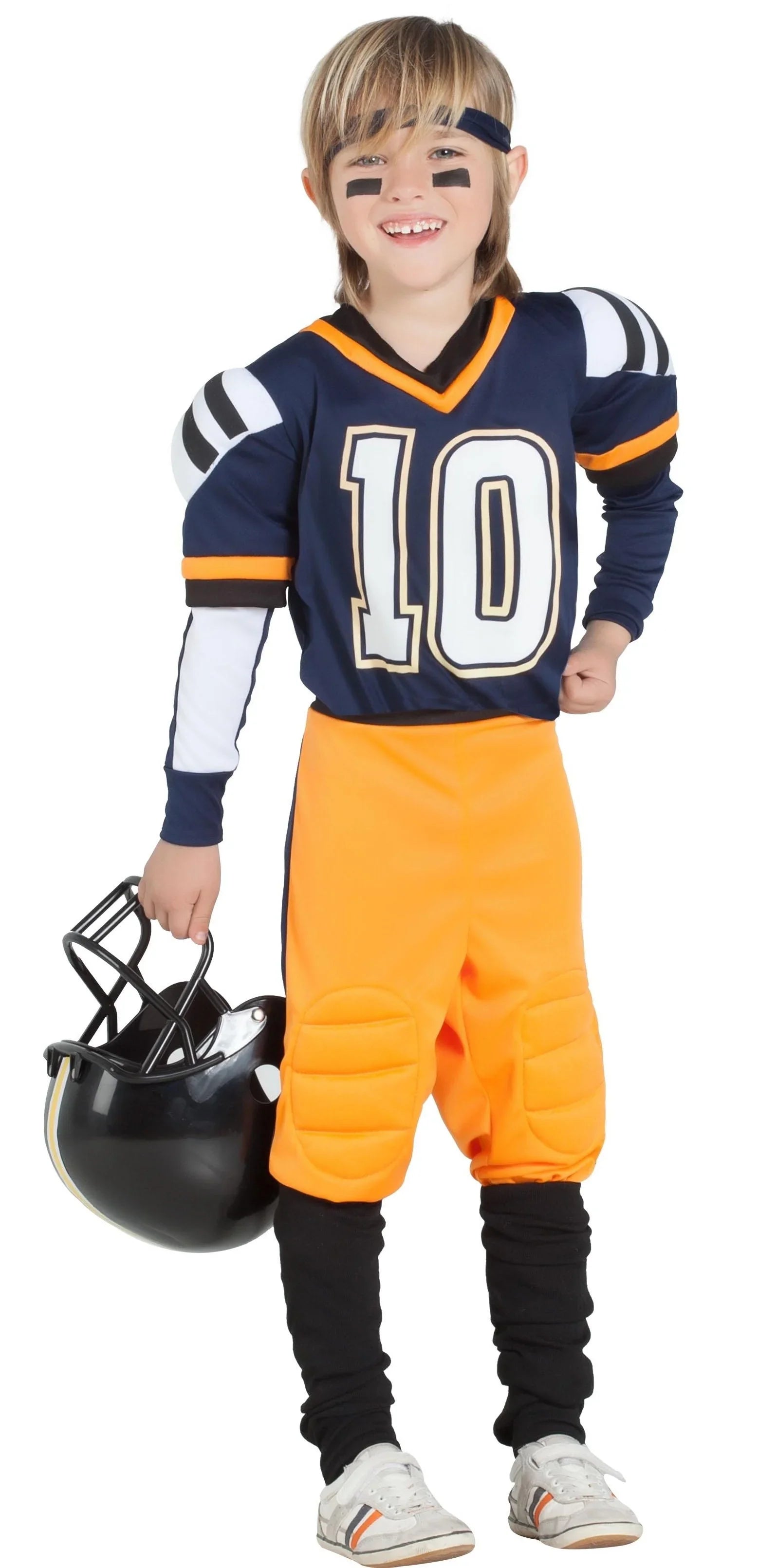 Disfraz de Jugador de Rugby Azul Infantil Jugadores de Rugby Kimokawaii