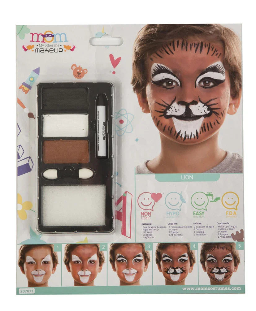 Kit de Maquillaje de León Infantil Kits de Maquillaje Viving