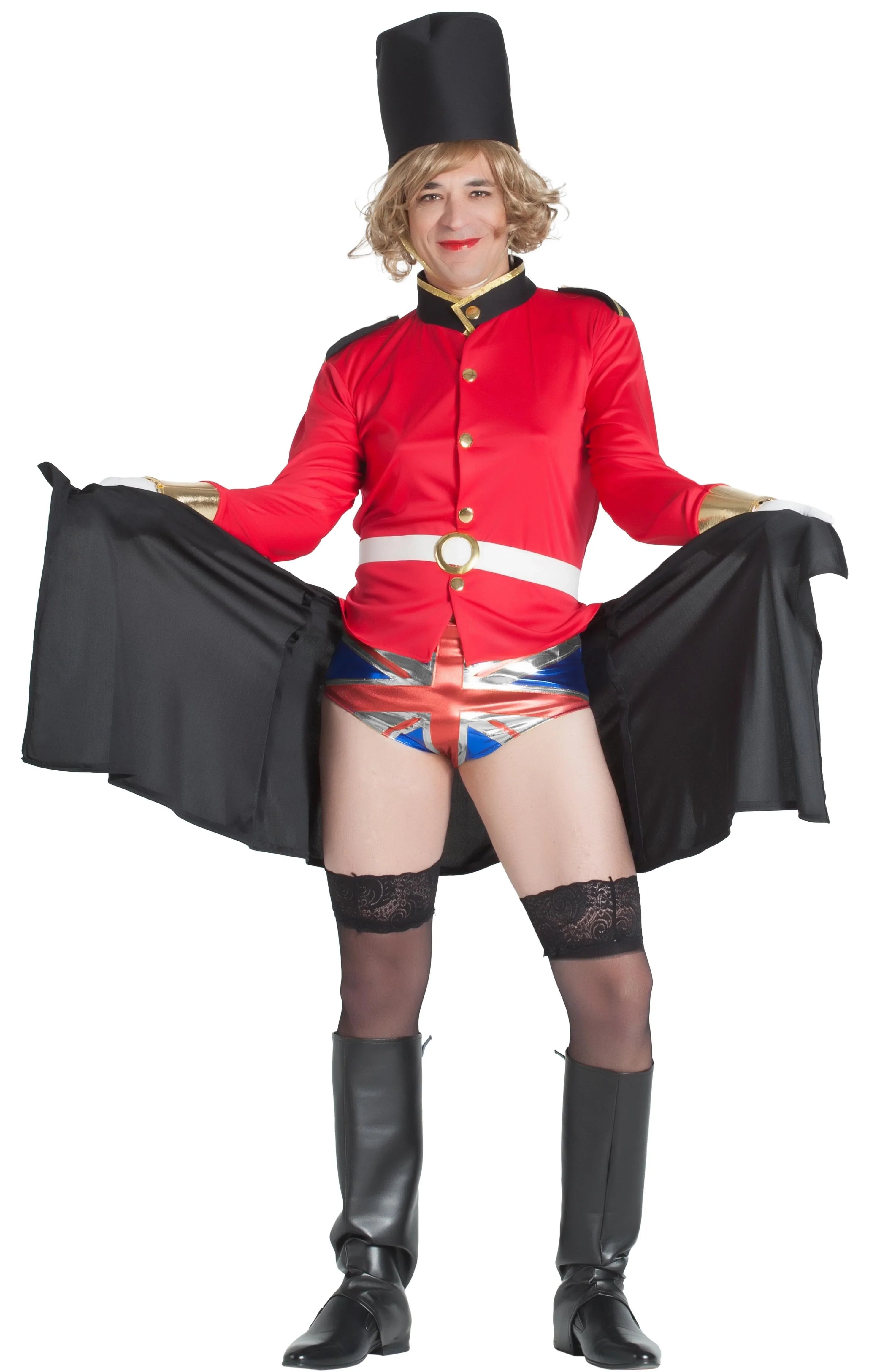 Disfraz de Guardia Inglés Travesti para Hombre Guardia Inglesa Kimokawaii