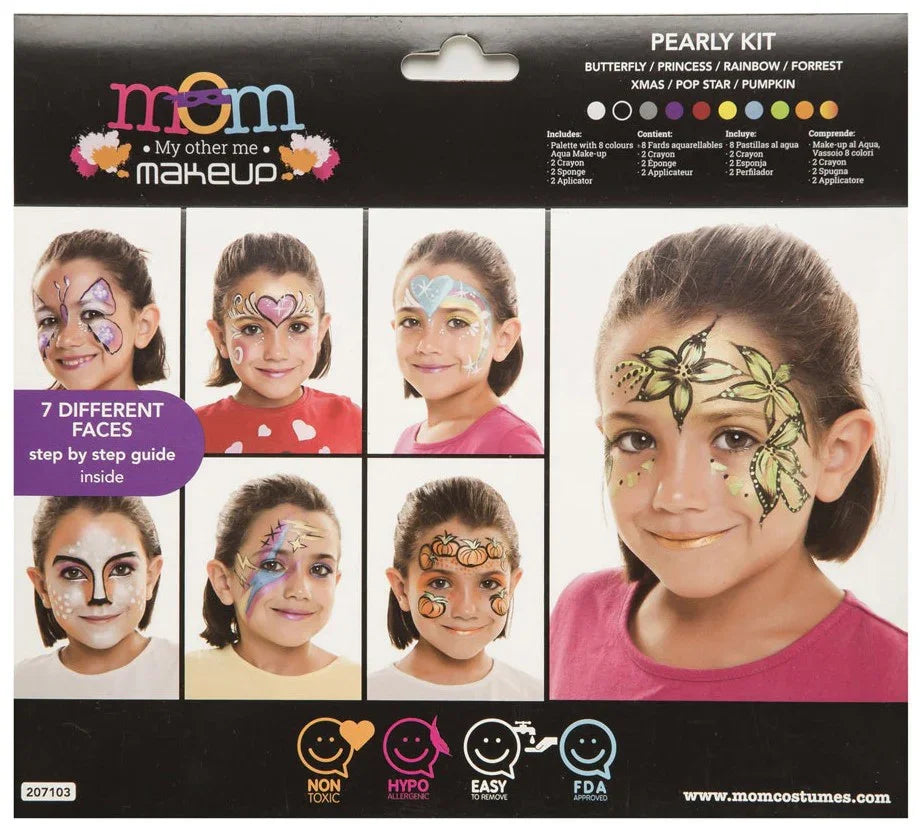 Kit de Maquillaje al Agua Perlado Infantil Kits de Maquillaje Viving