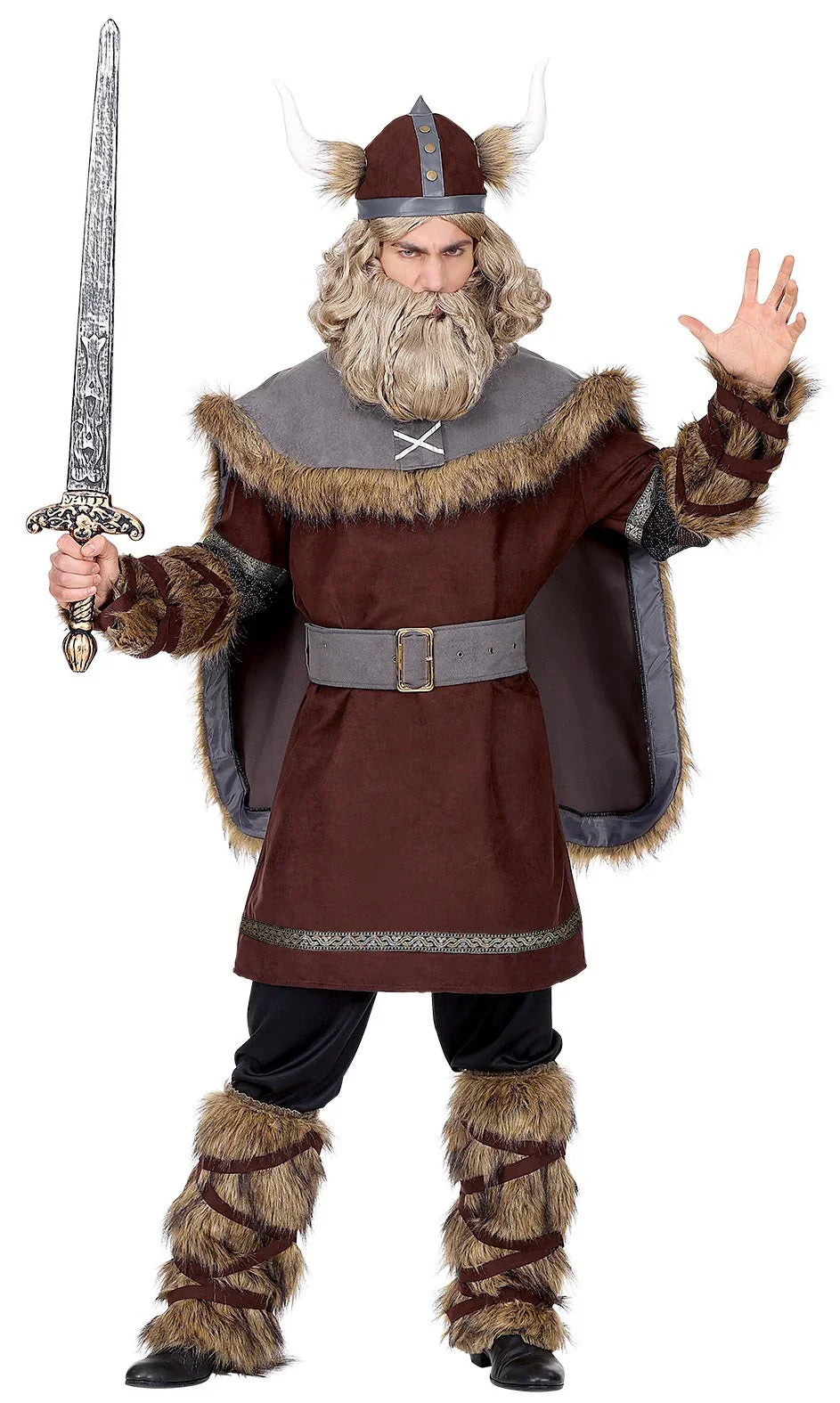 Disfraz de Guerrero Vikingo Premium para Hombre Vikingos Widmann