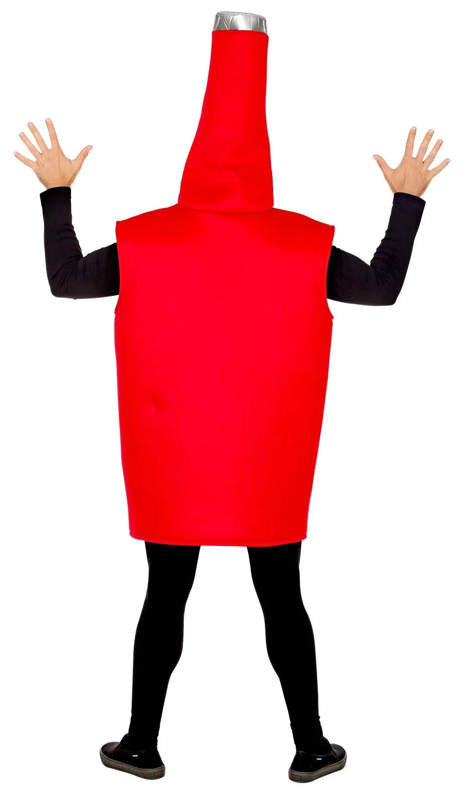 Disfraz de Bote de Ketchup Picante para Adulto Comida, Bebida y Fruta Widmann