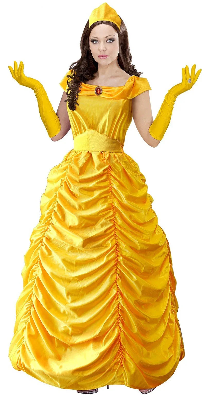 Disfraz de Bella Largo para Mujer La Bella y la Bestia Widmann