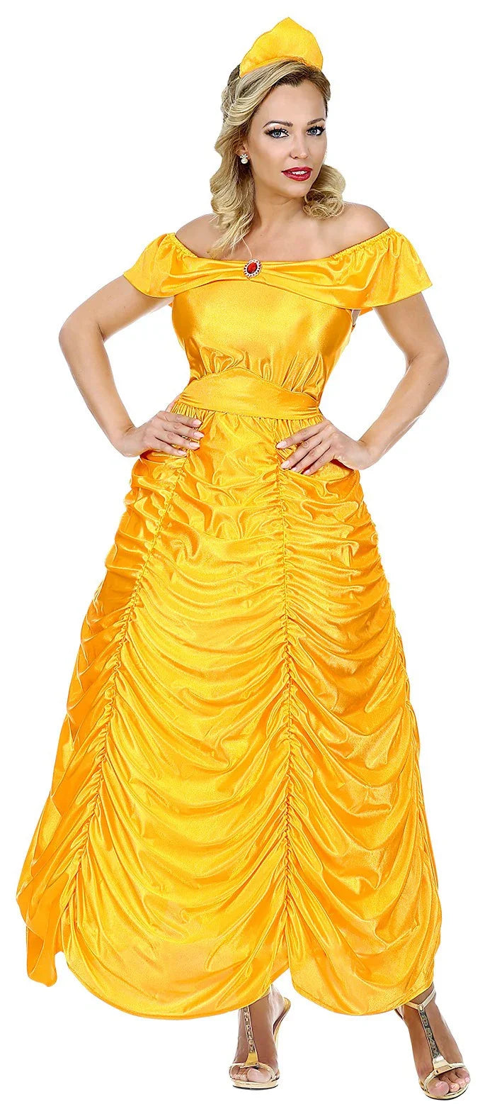 Disfraz de Bella Largo para Mujer La Bella y la Bestia Widmann