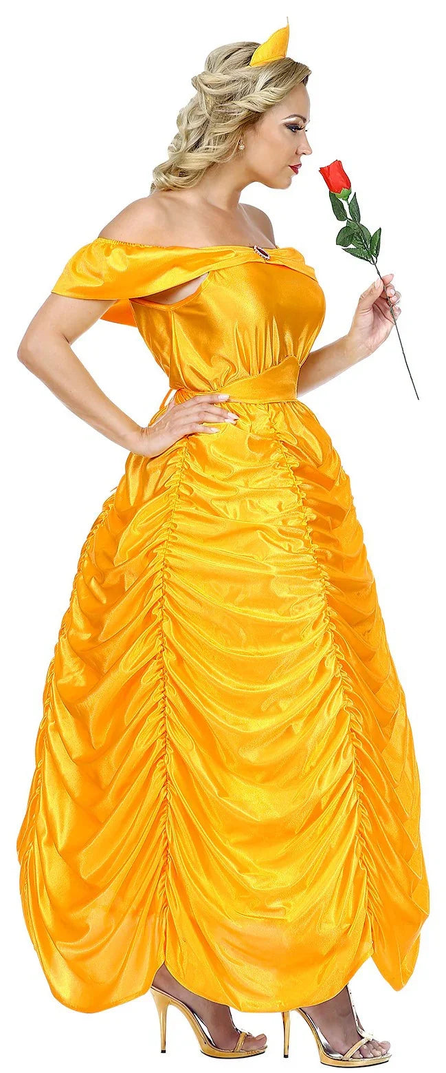 Disfraz de Bella Largo para Mujer La Bella y la Bestia Widmann