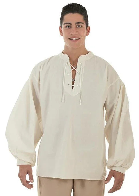 Camisa Medieval Beige para Adulto Complementos Medievales Llopis