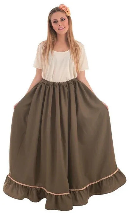 Falda Medieval Verde para Mujer Complementos Medievales Llopis