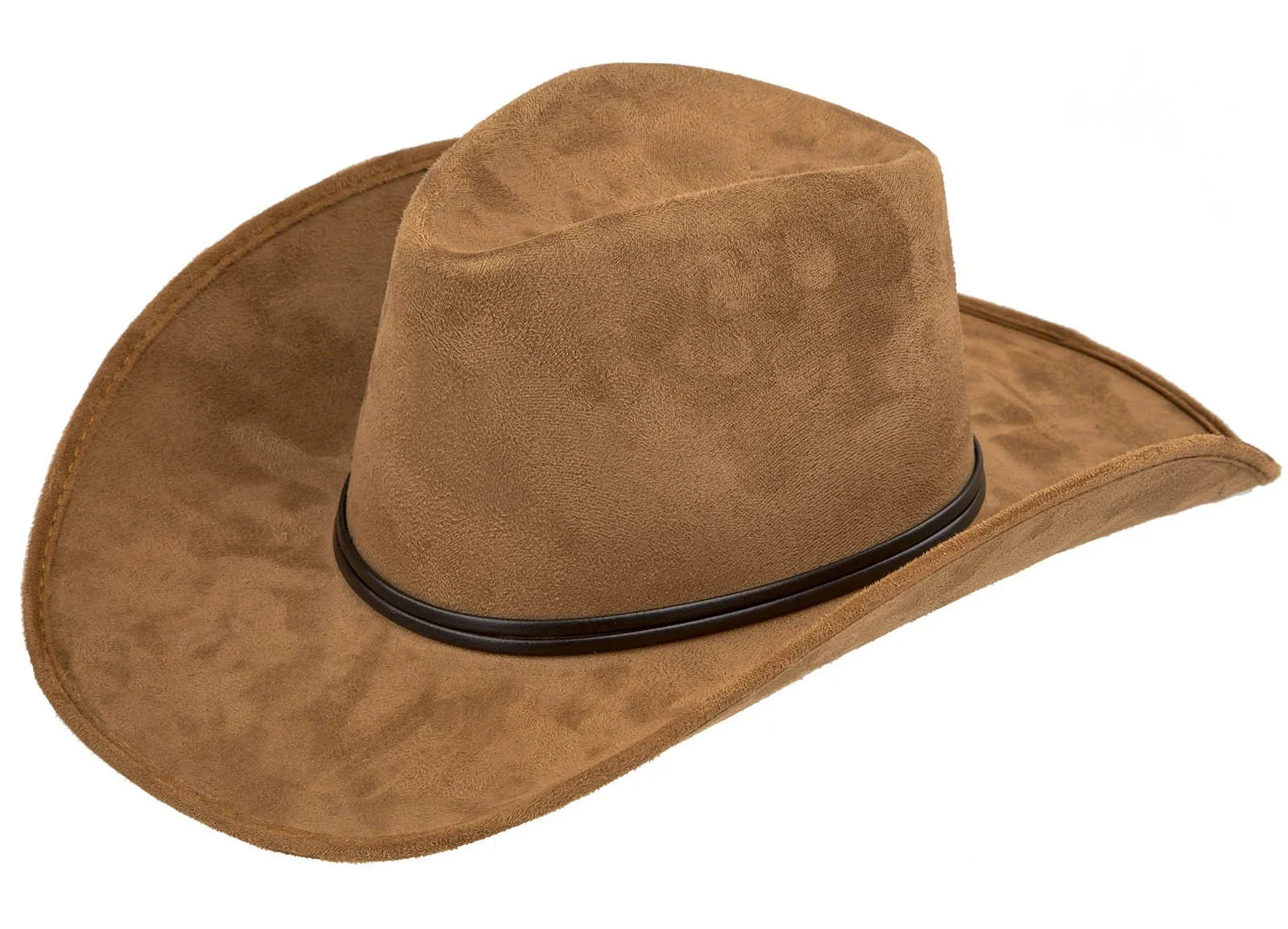 Sombrero de Cowboy Marrón Claro Premium Complementos Vaqueros Viving