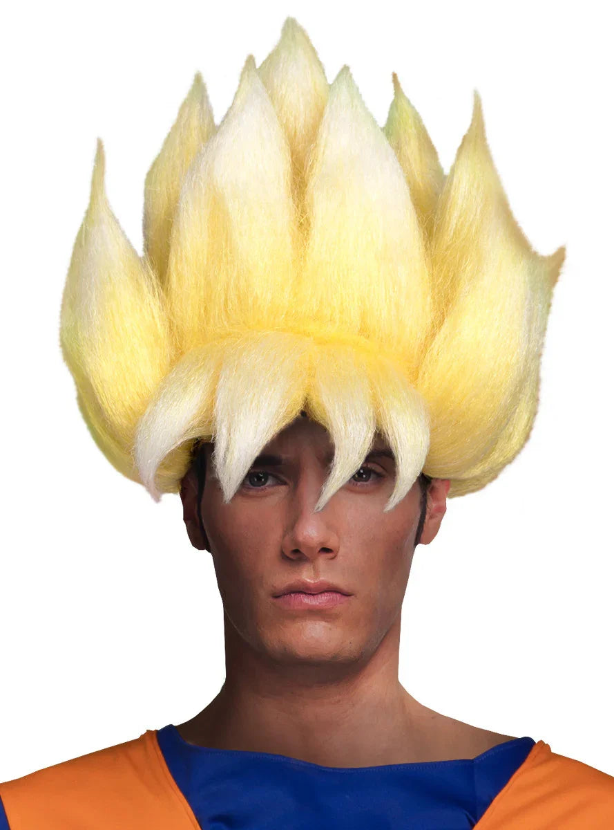 Peluca de Goku Saiyan Dragon Ball para Adulto Dragon Ball Viving