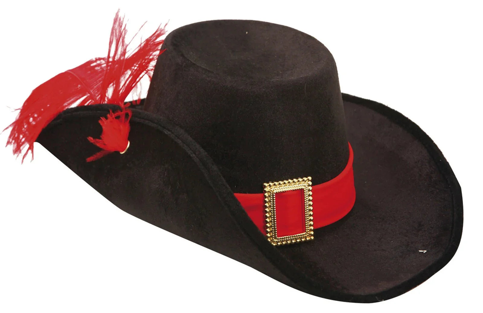Sombrero de Mosquetero Negro para Adulto Complementos Mosqueteros Viving