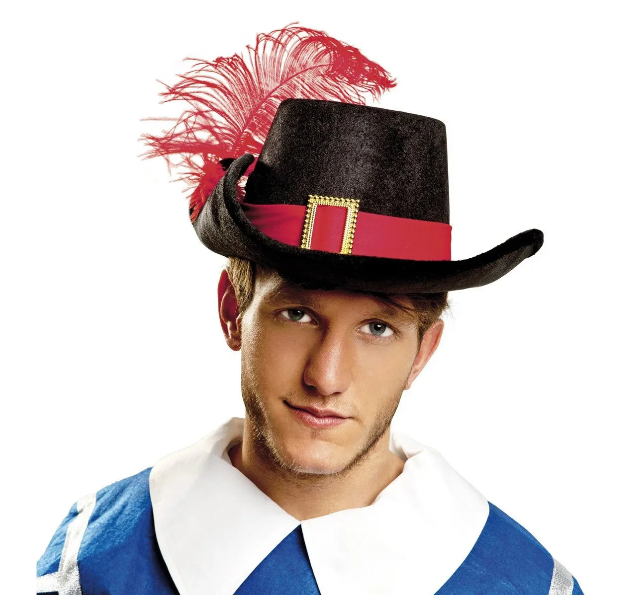 Sombrero de Mosquetero Negro para Adulto Complementos Mosqueteros Viving