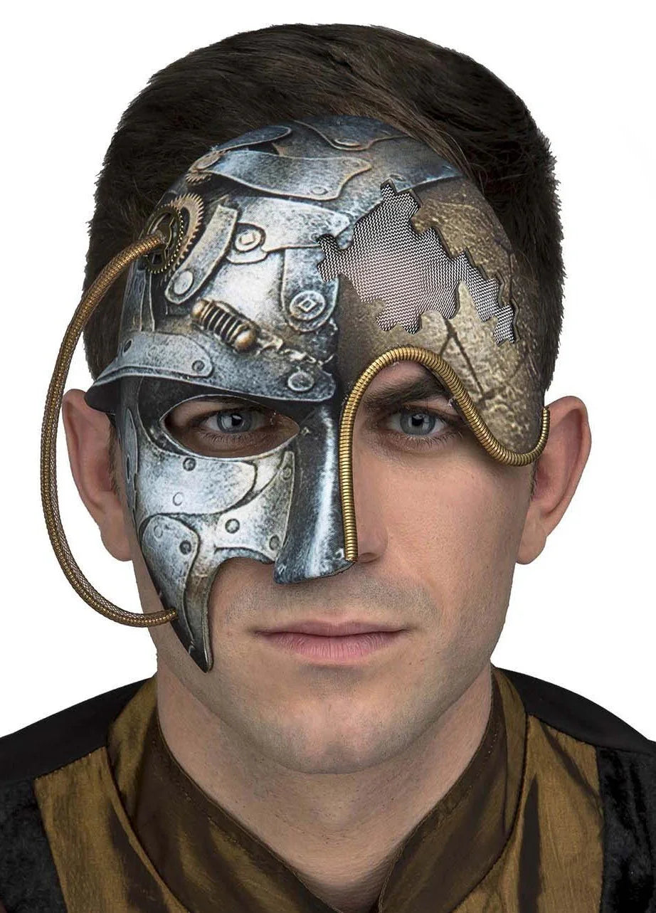 Máscara Steampunk Estilo Robot Steampunk Viving