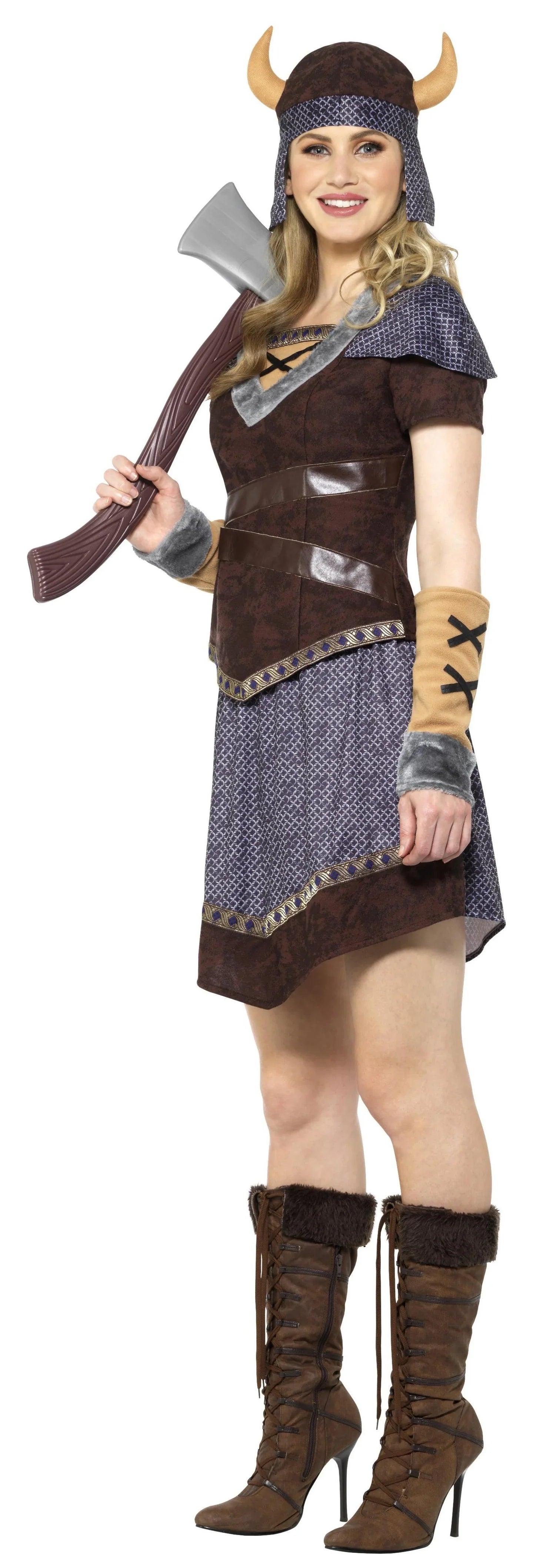 Disfraz de Guerrera Vikinga para Mujer Vikingos Smiffys