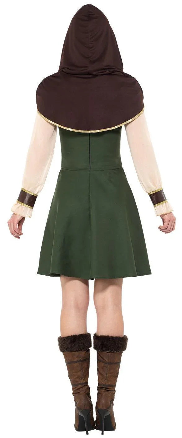 Disfraz de Arquera Robin Hood para Mujer Robin Hood y Arqueros Smiffys