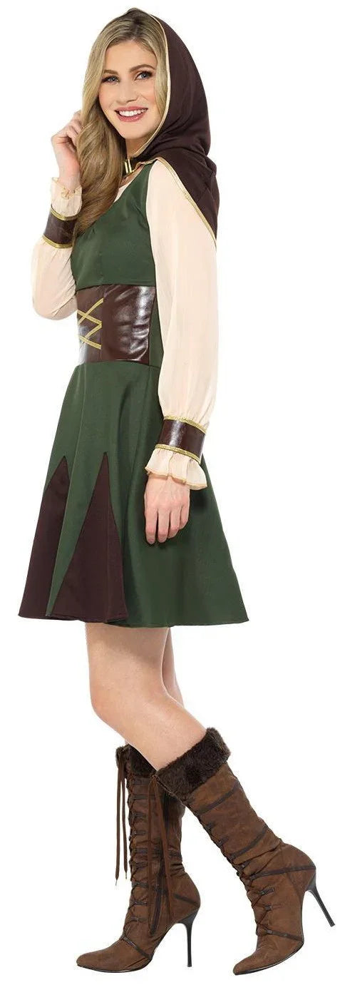 Disfraz de Arquera Robin Hood para Mujer Robin Hood y Arqueros Smiffys