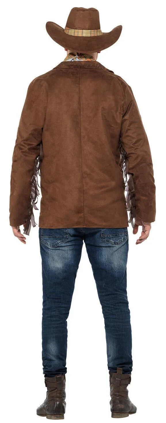 Disfraz de Vaquero con Chaqueta para Hombre Vaquero Smiffys