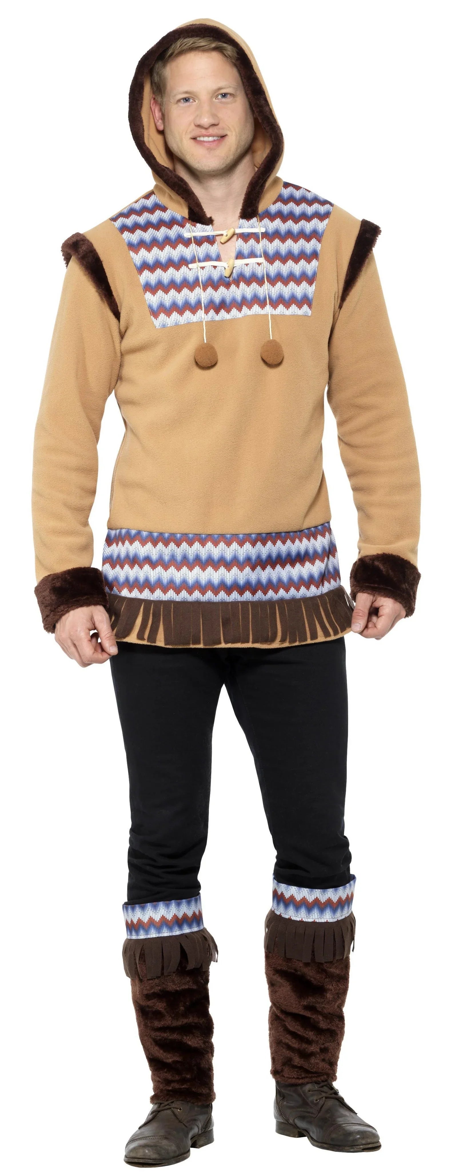 Disfraz de Esquimal del Ártico para Hombre Esquimal Smiffys