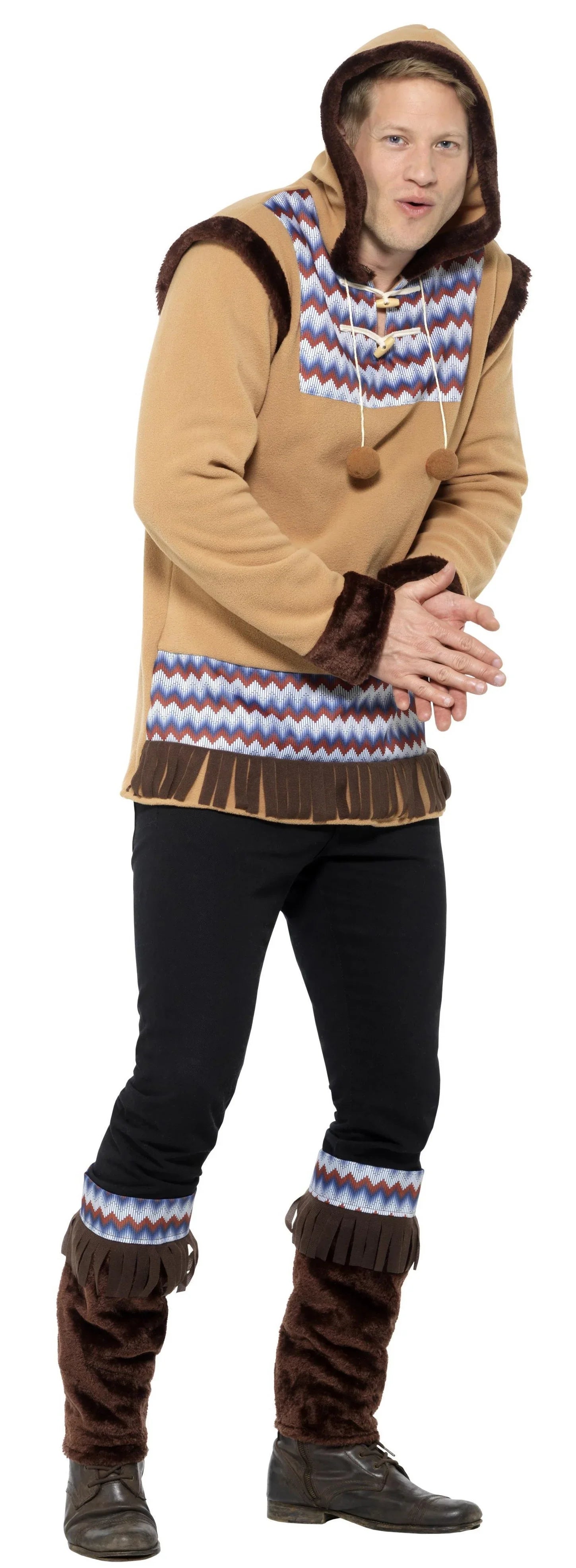 Disfraz de Esquimal del Ártico para Hombre Esquimal Smiffys